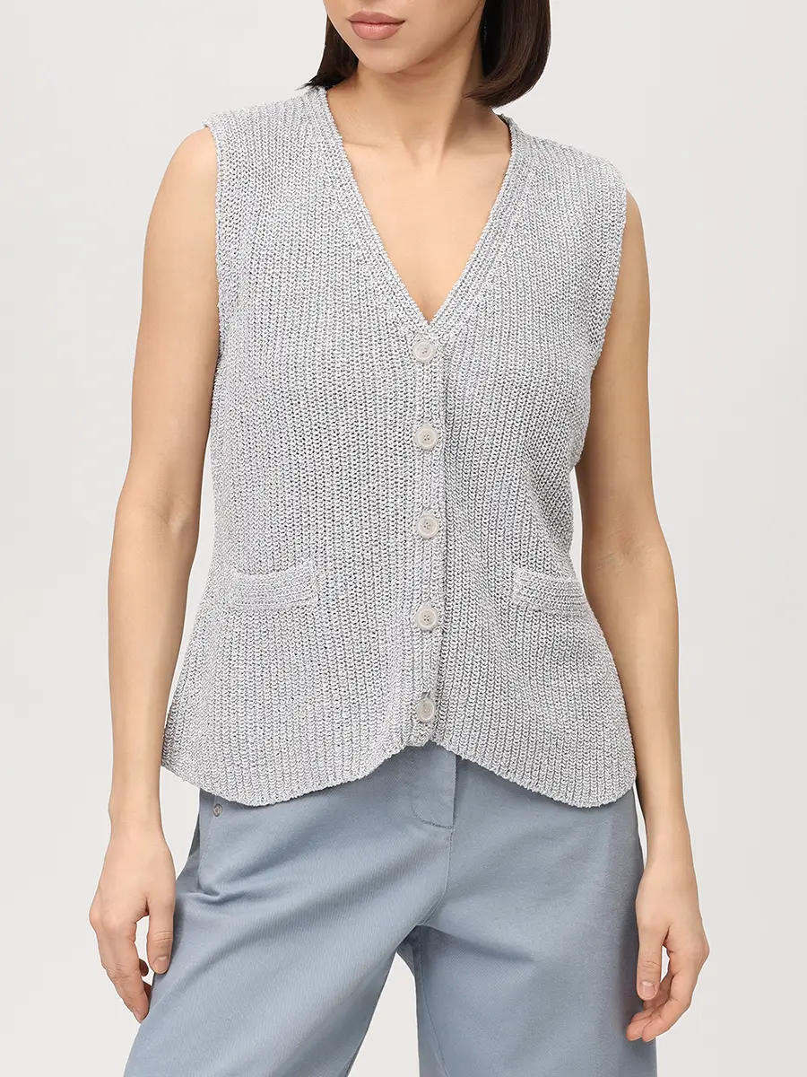 Жилет с пайетками