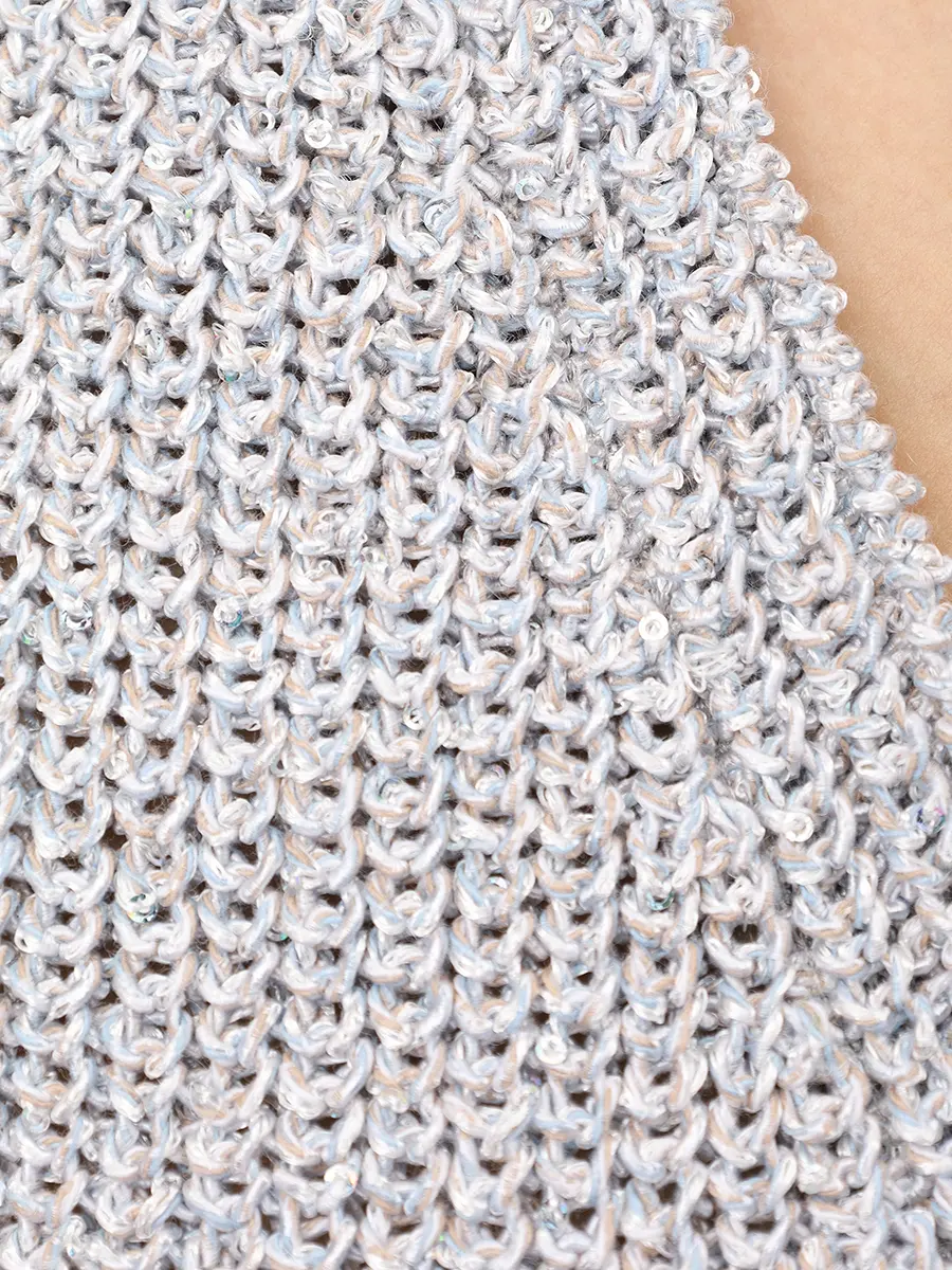 Жилет с пайетками