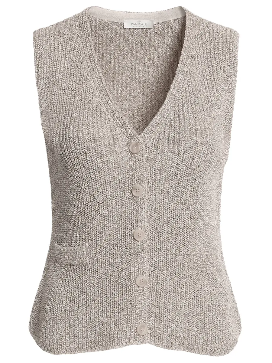 Жилет с пайетками