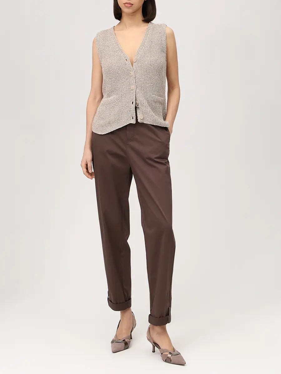 Жилет с пайетками