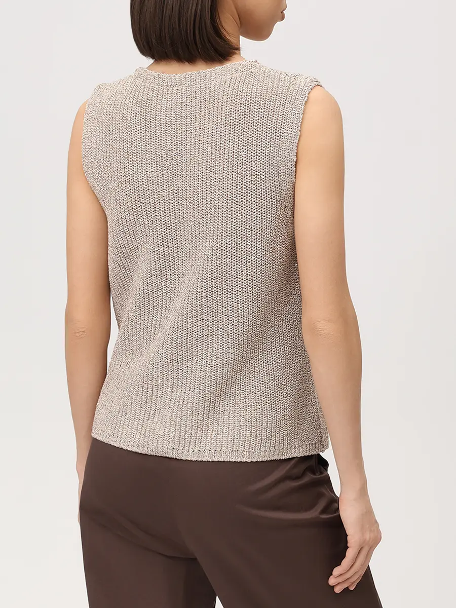 Жилет с пайетками