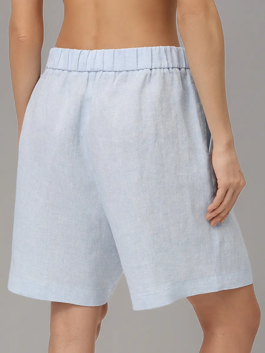 Шорты льняные