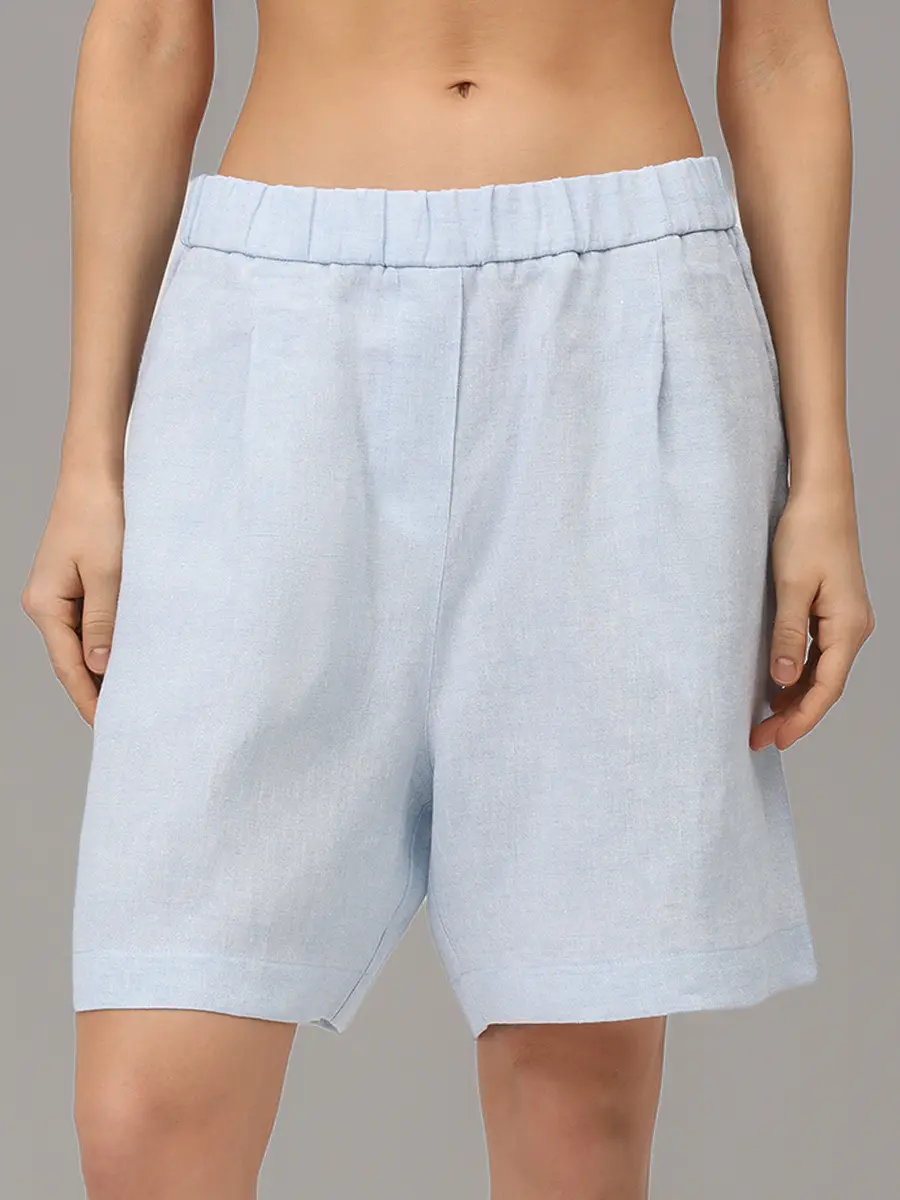 Шорты льняные