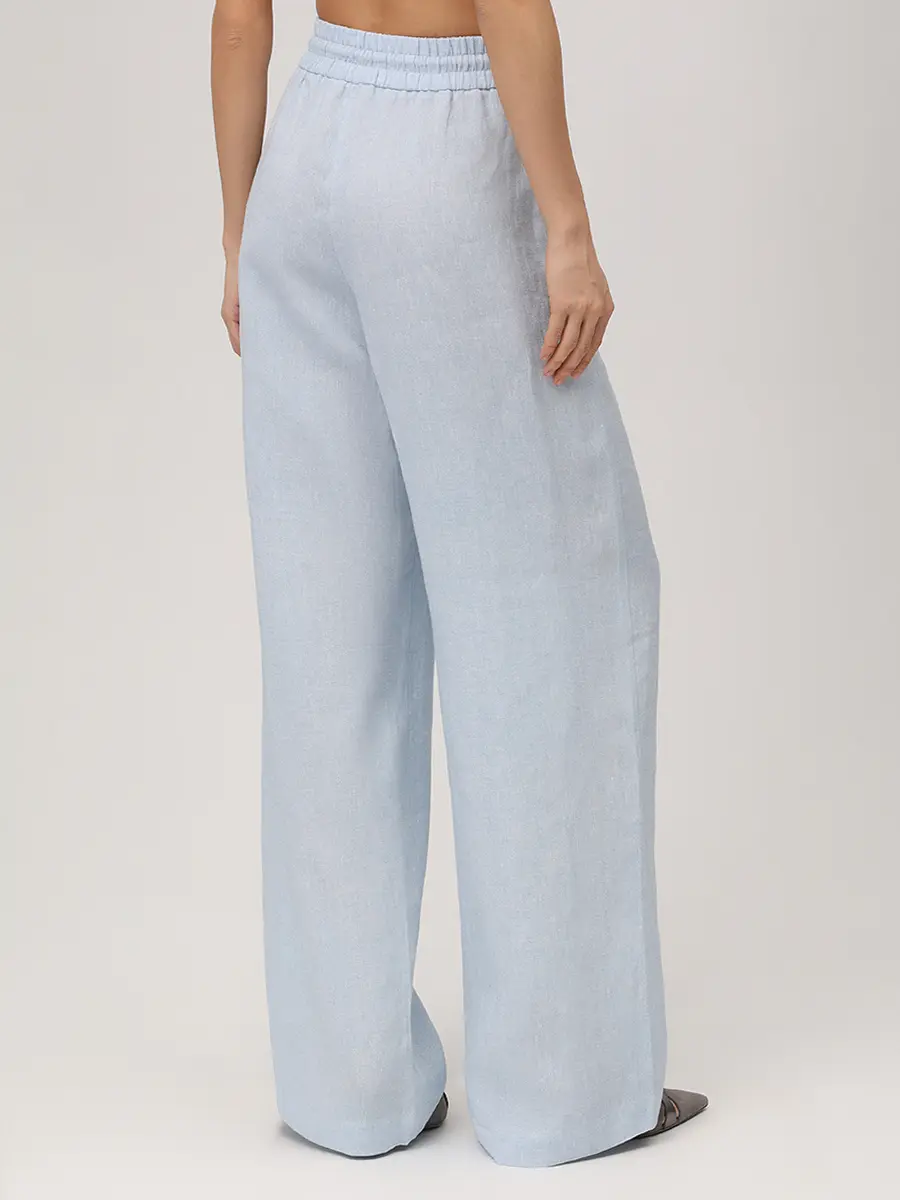 Брюки льняные