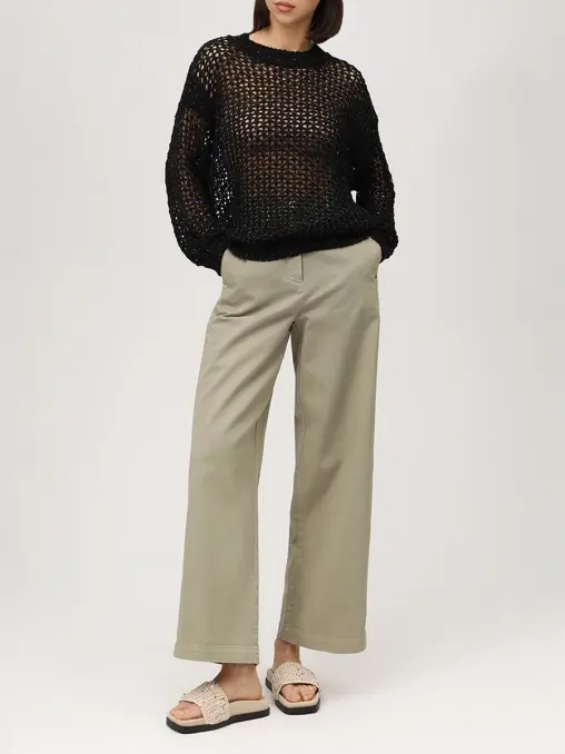 Джемпер хлопковый с пайетками PANICALE