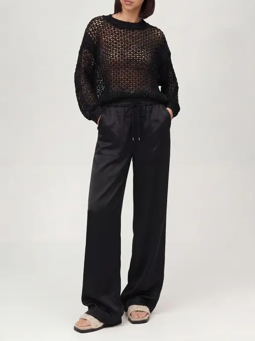 Джемпер хлопковый с пайетками PANICALE