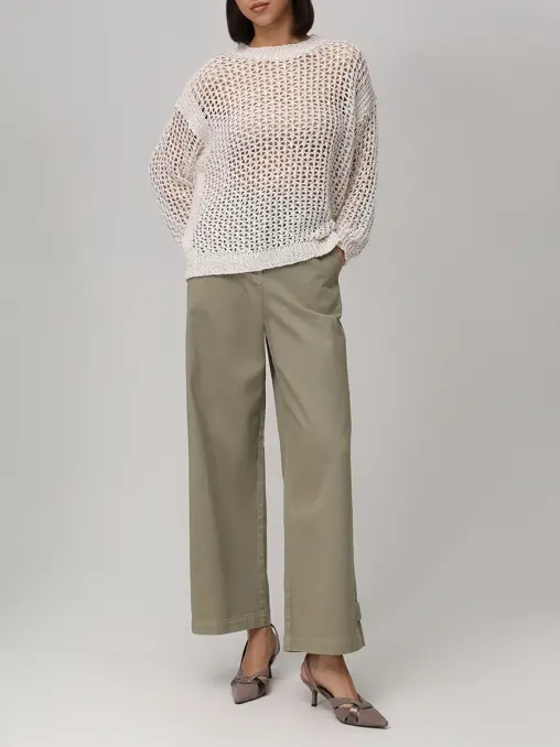 Джемпер хлопковый с пайетками PANICALE