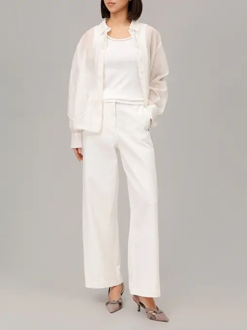 Рубашка из хлопка и шелка PANICALE