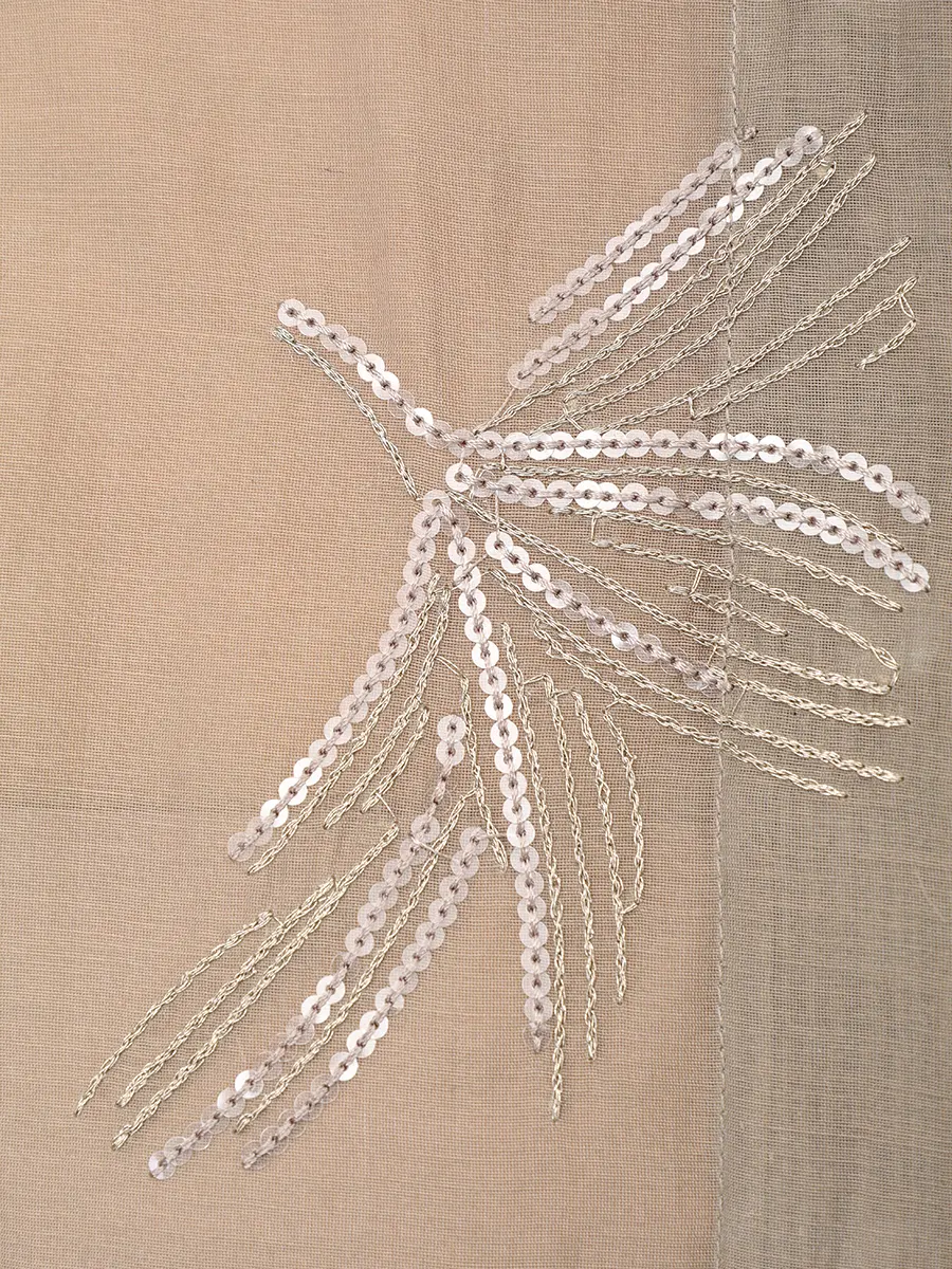 Рубашка из хлопка и шелка