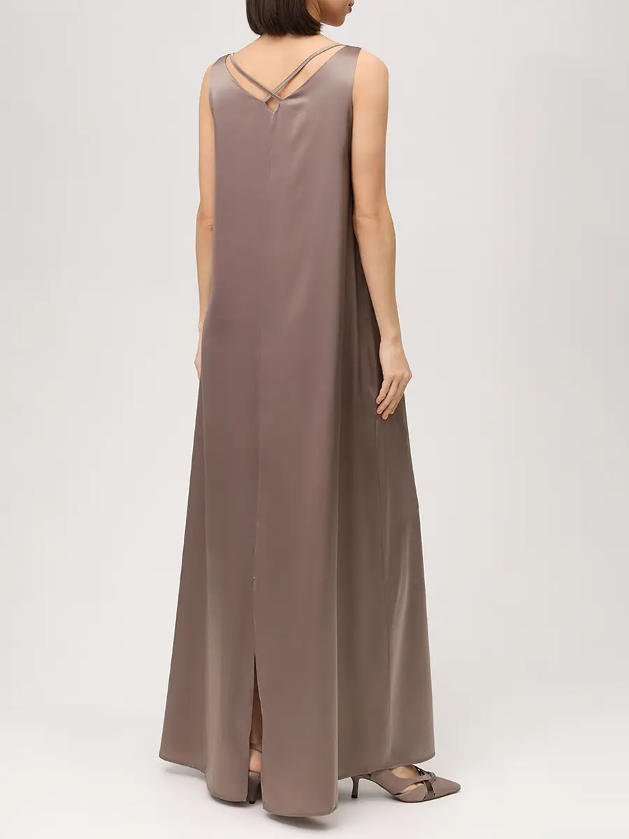 Платье шелковое