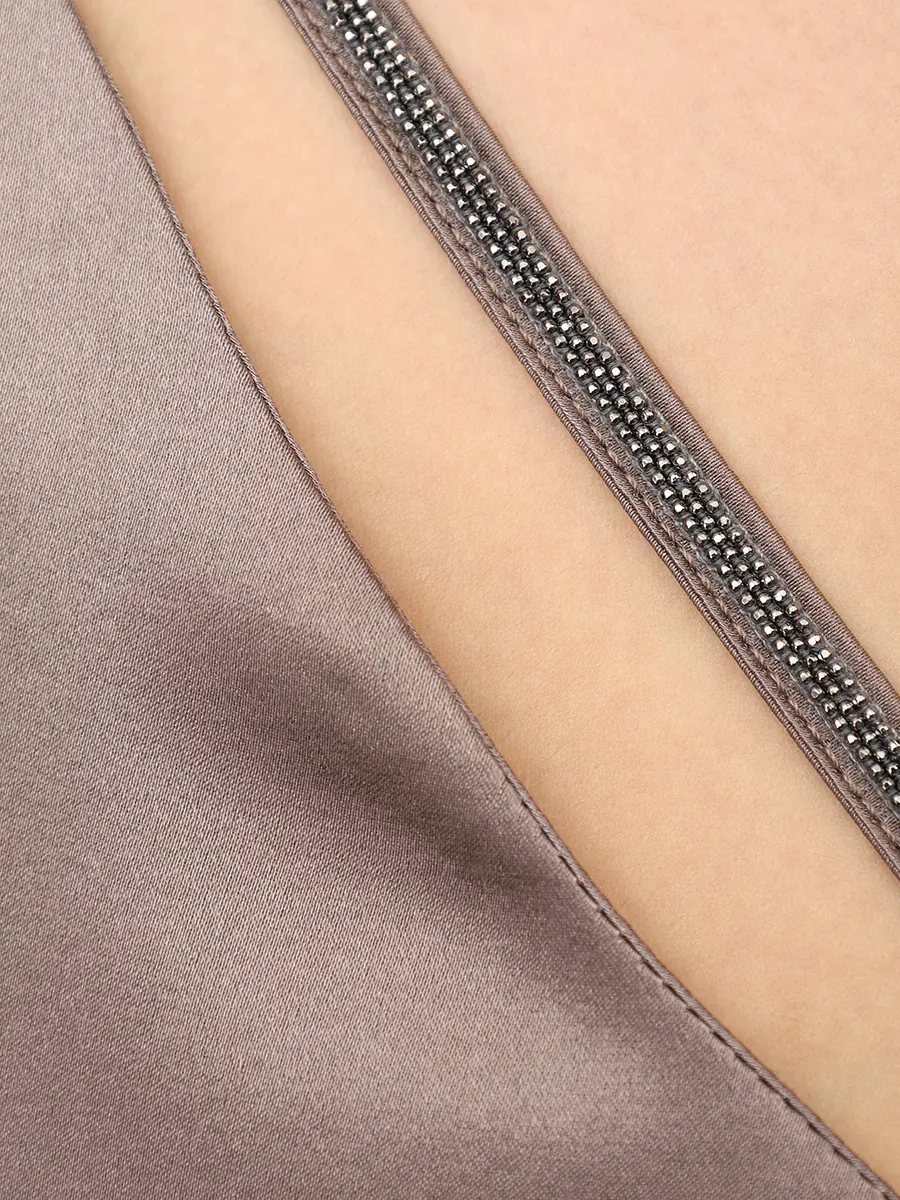 Платье шелковое