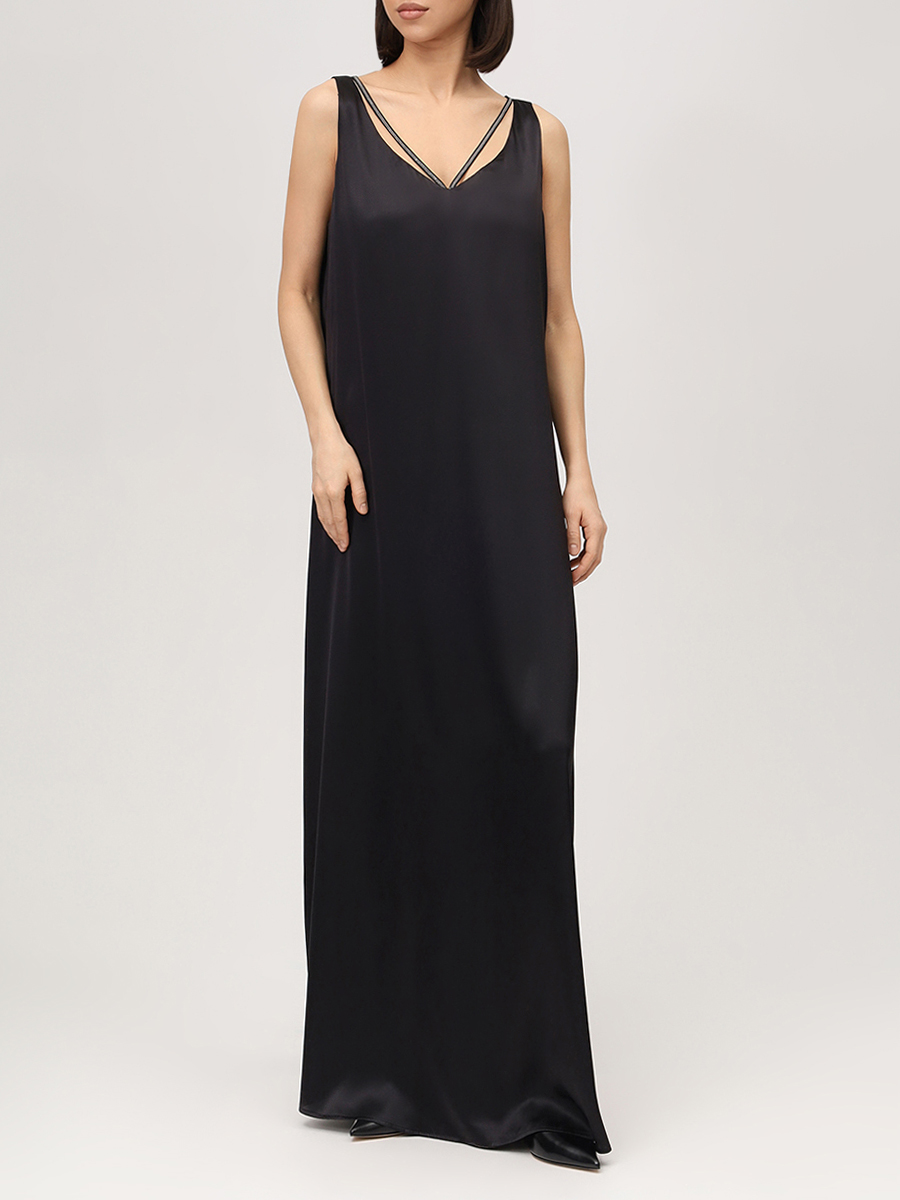 Платье шелковое