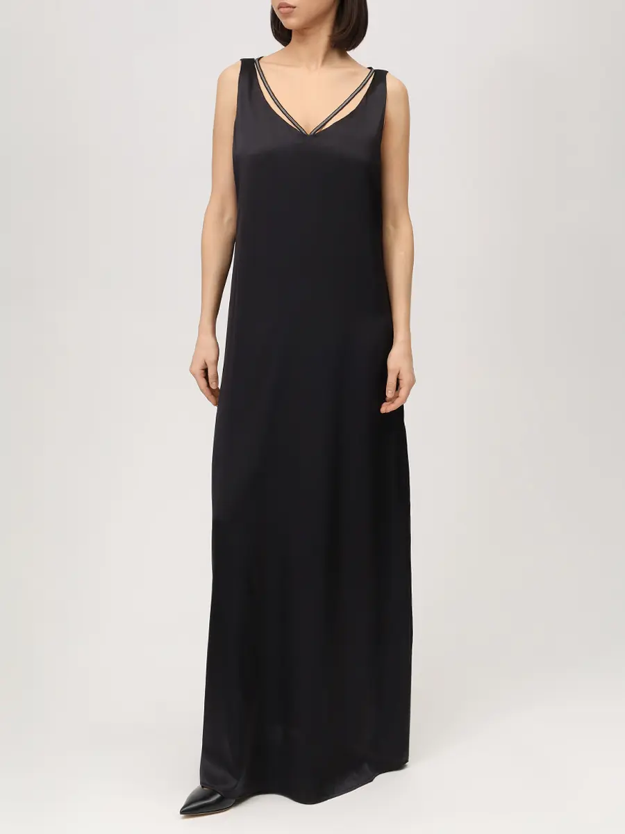 Платье шелковое