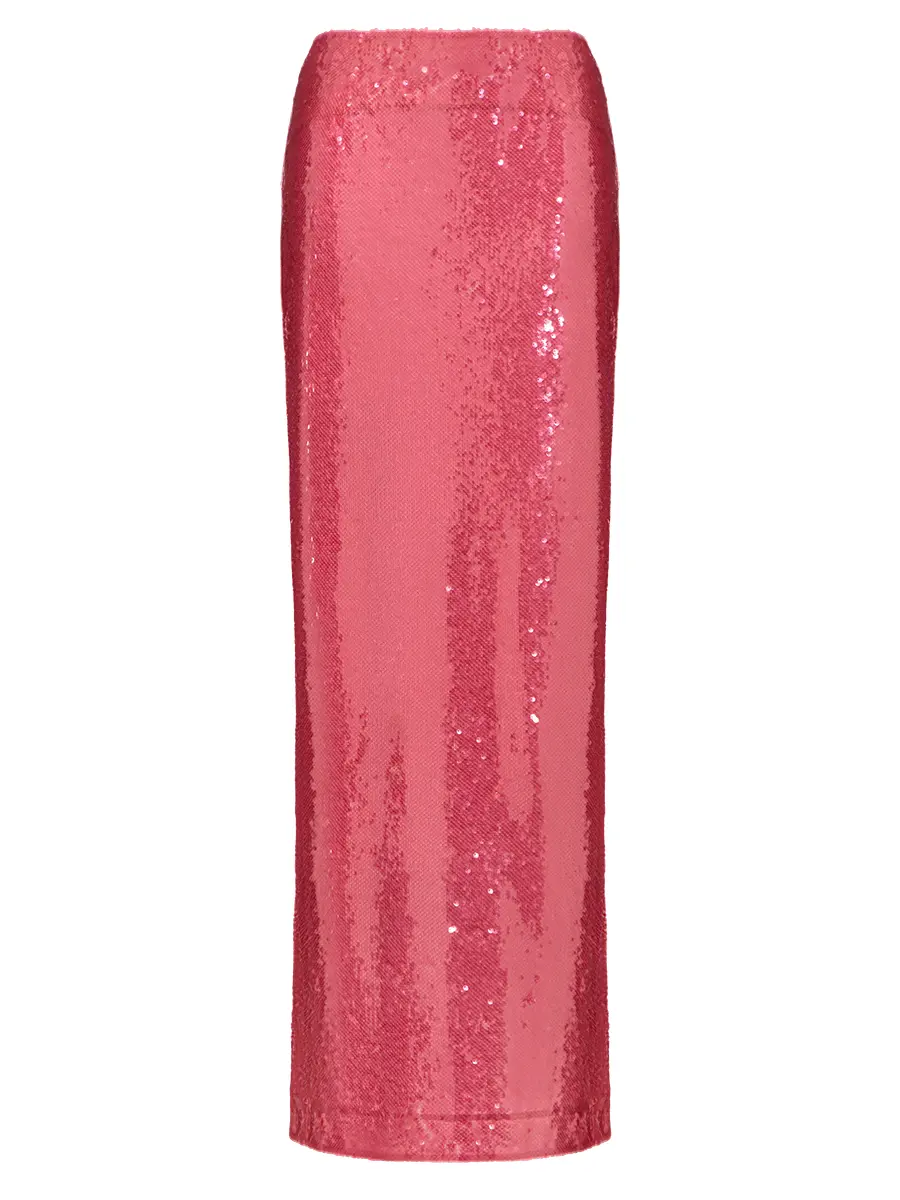 Юбка с декором пайетками