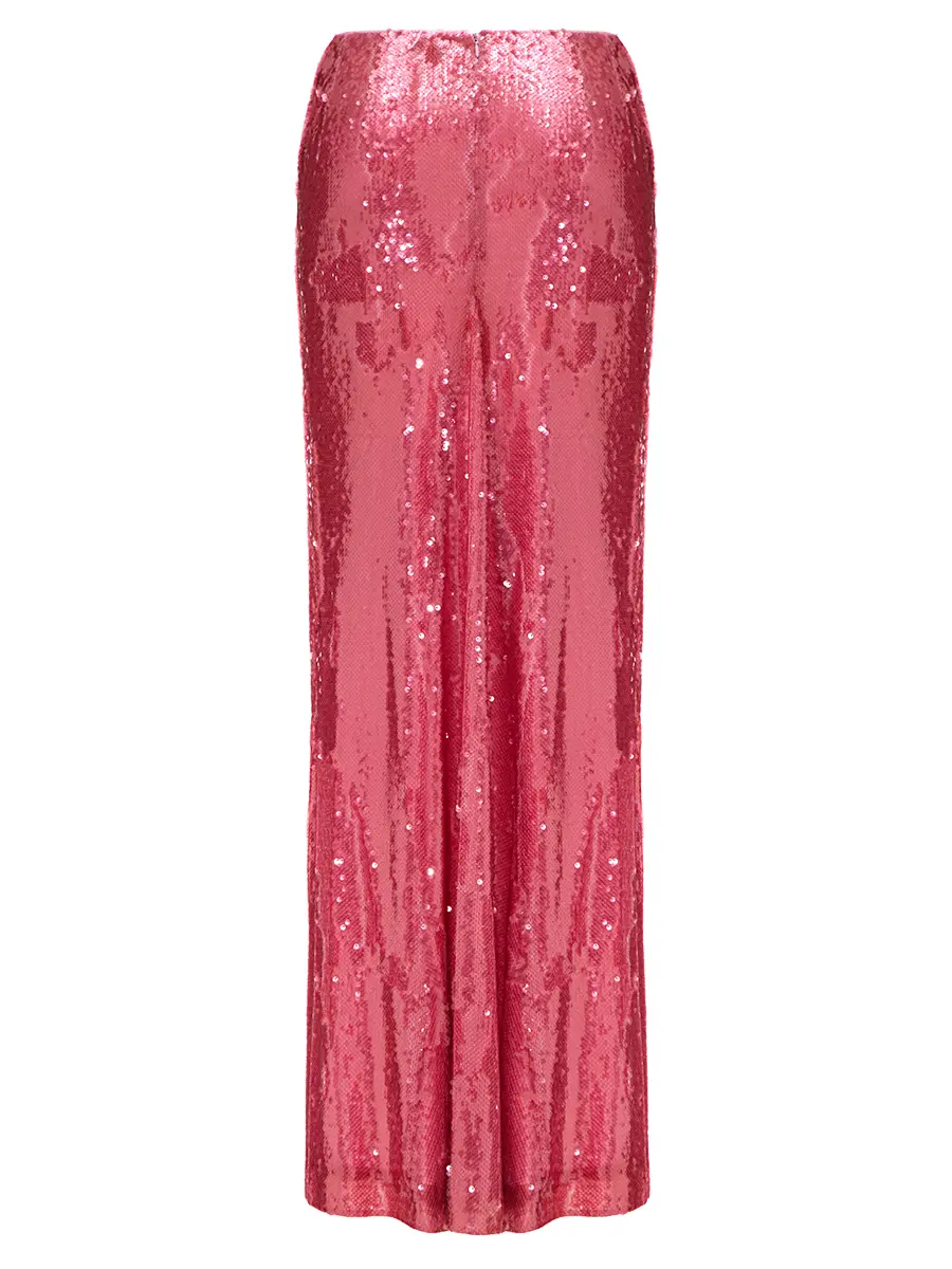 Юбка с декором пайетками