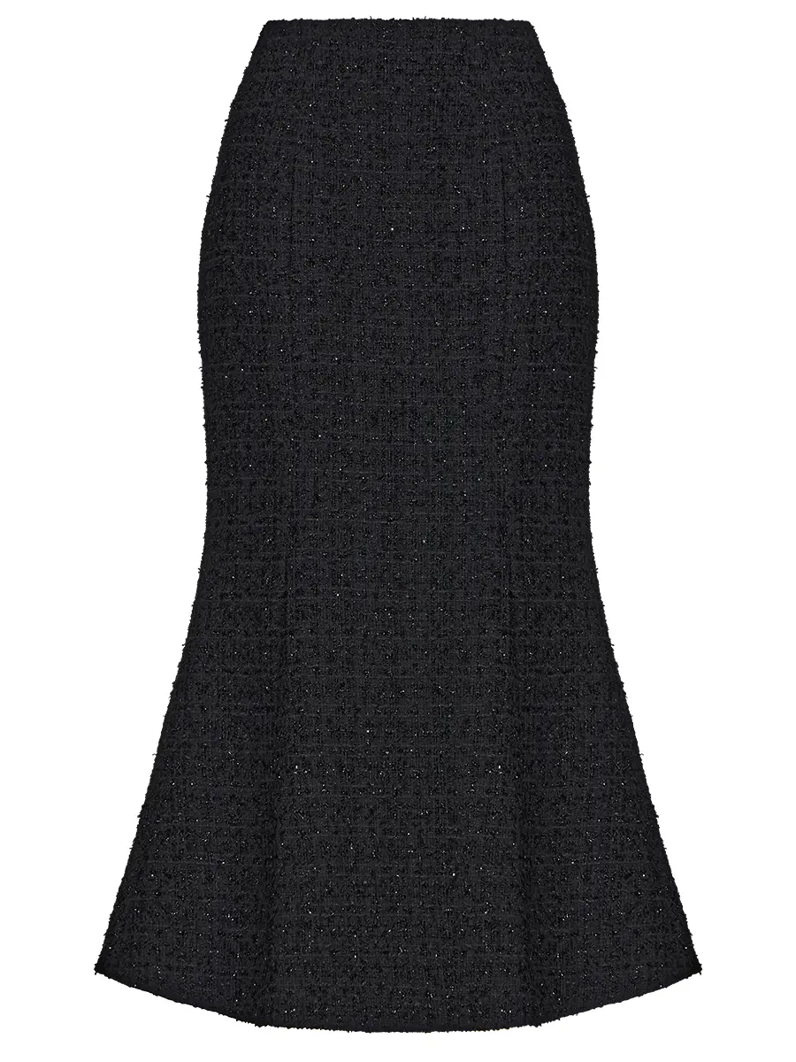 Юбка однотонная