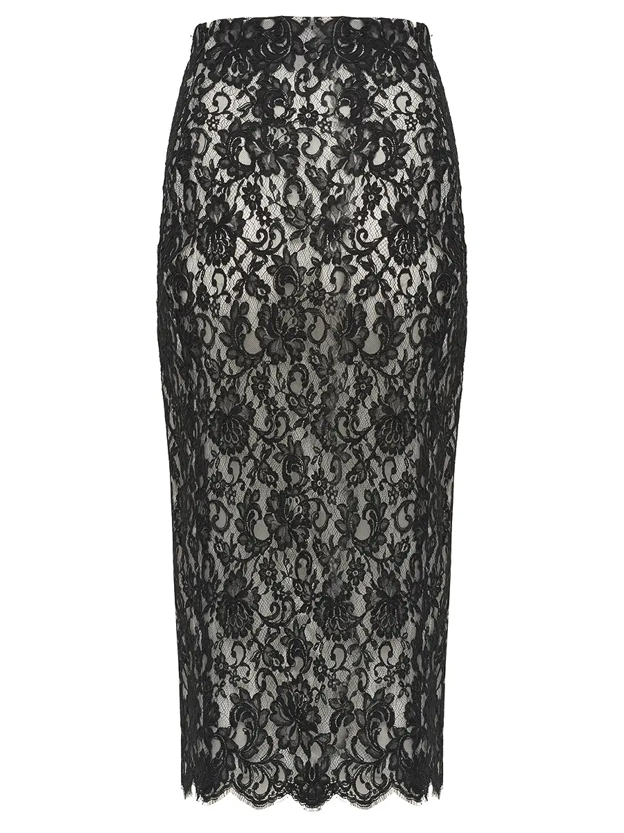 Юбка из кружева