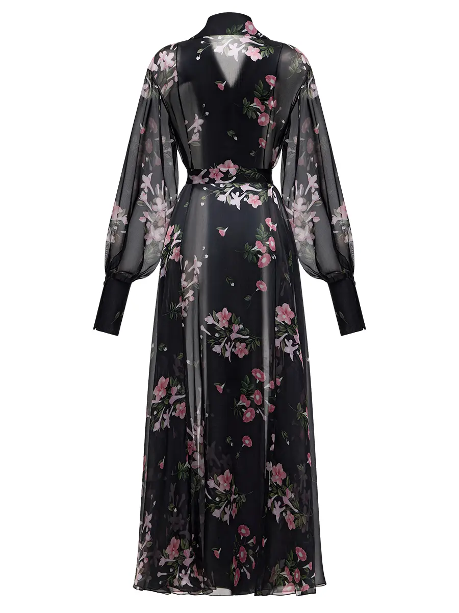 Платье шелковое