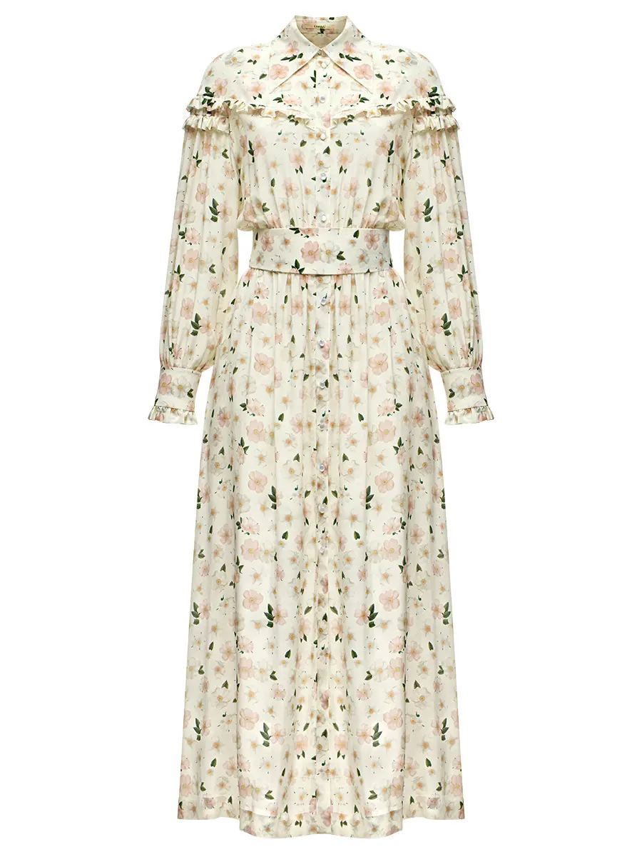 Платье шелковое