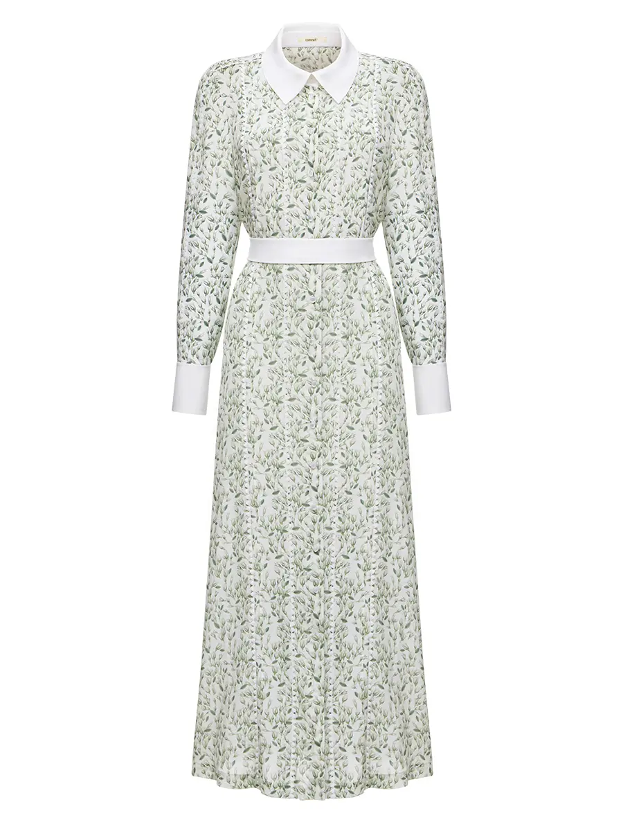 Платье шелковое