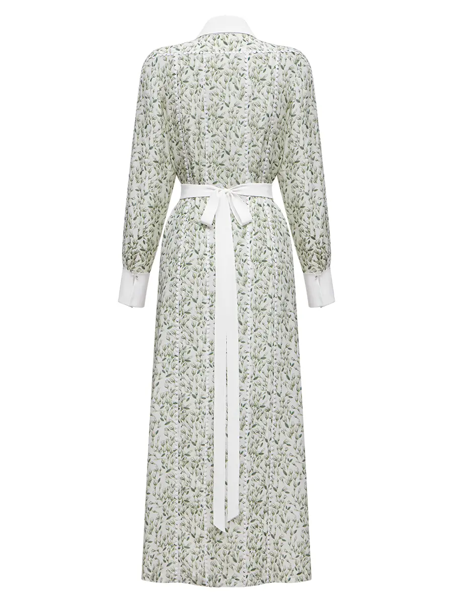 Платье шелковое