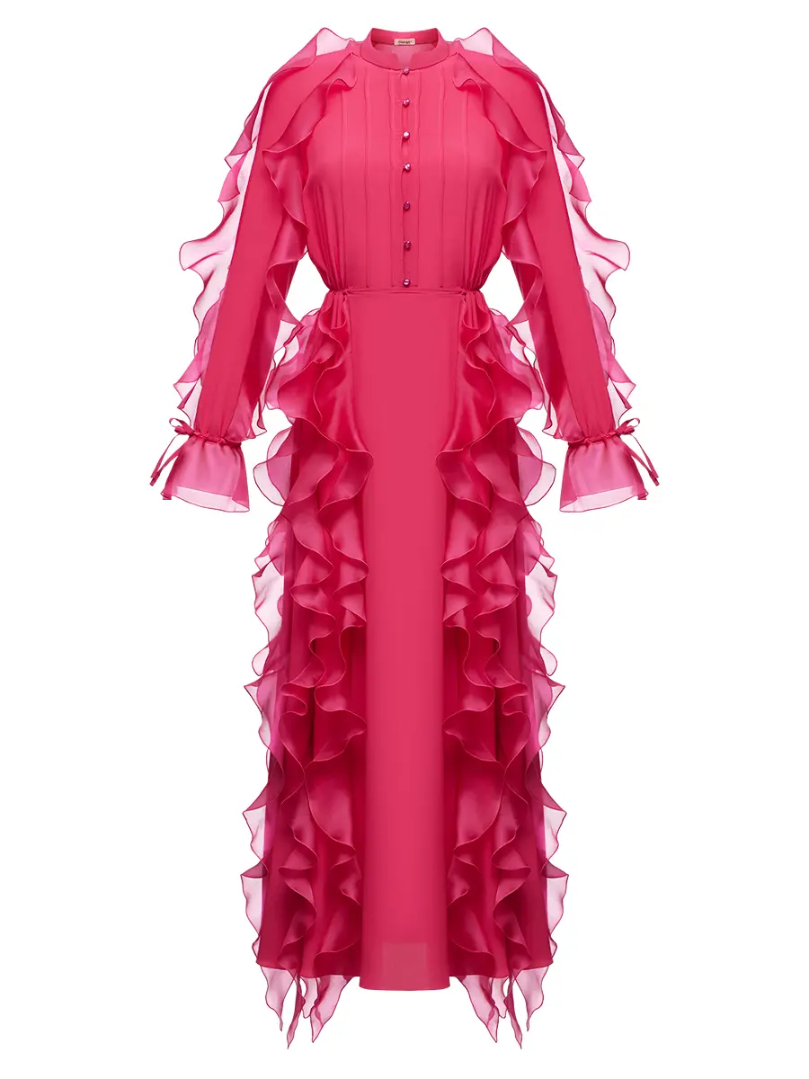 Платье шелковое