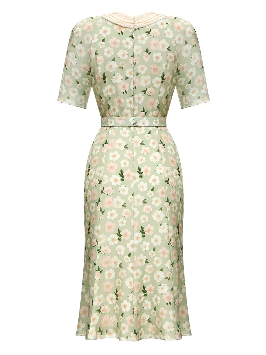 Платье шелковое