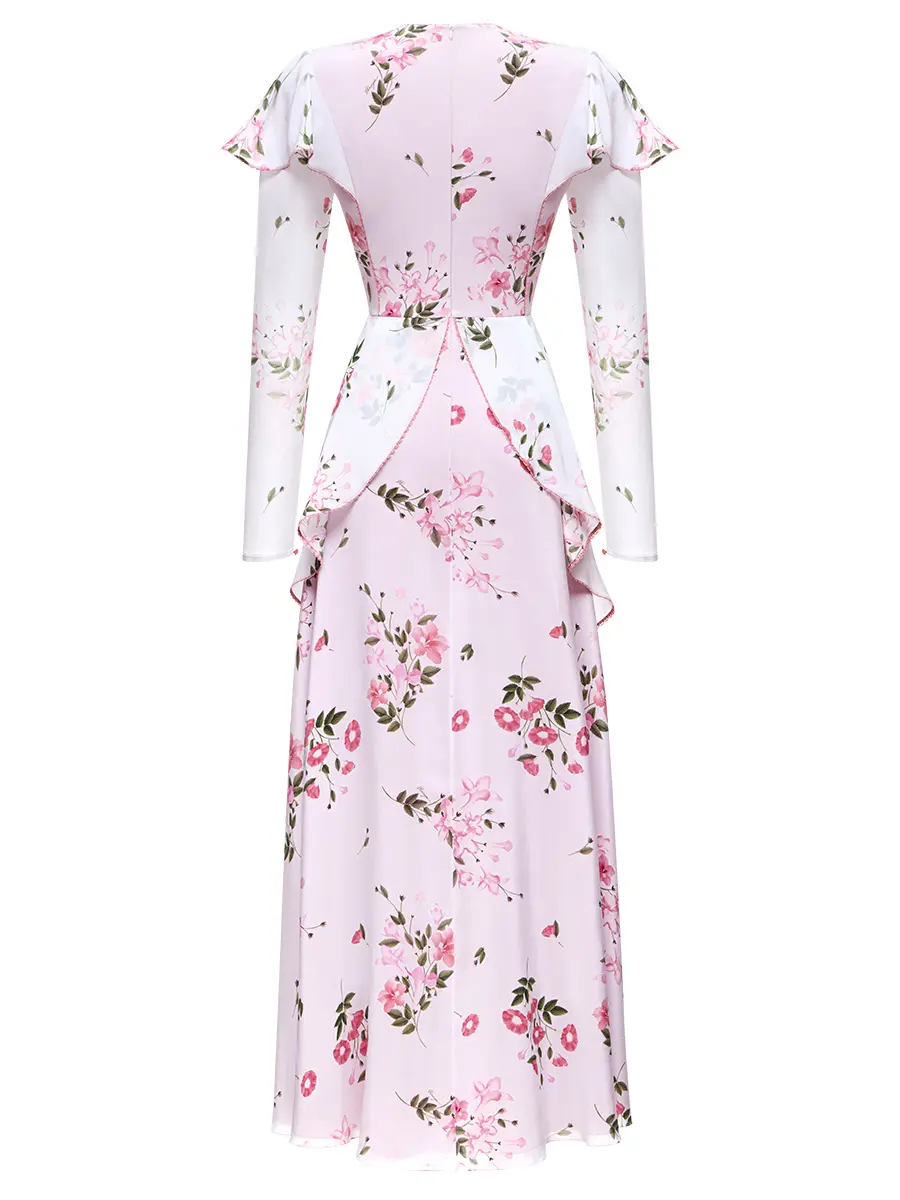 Платье шелковое