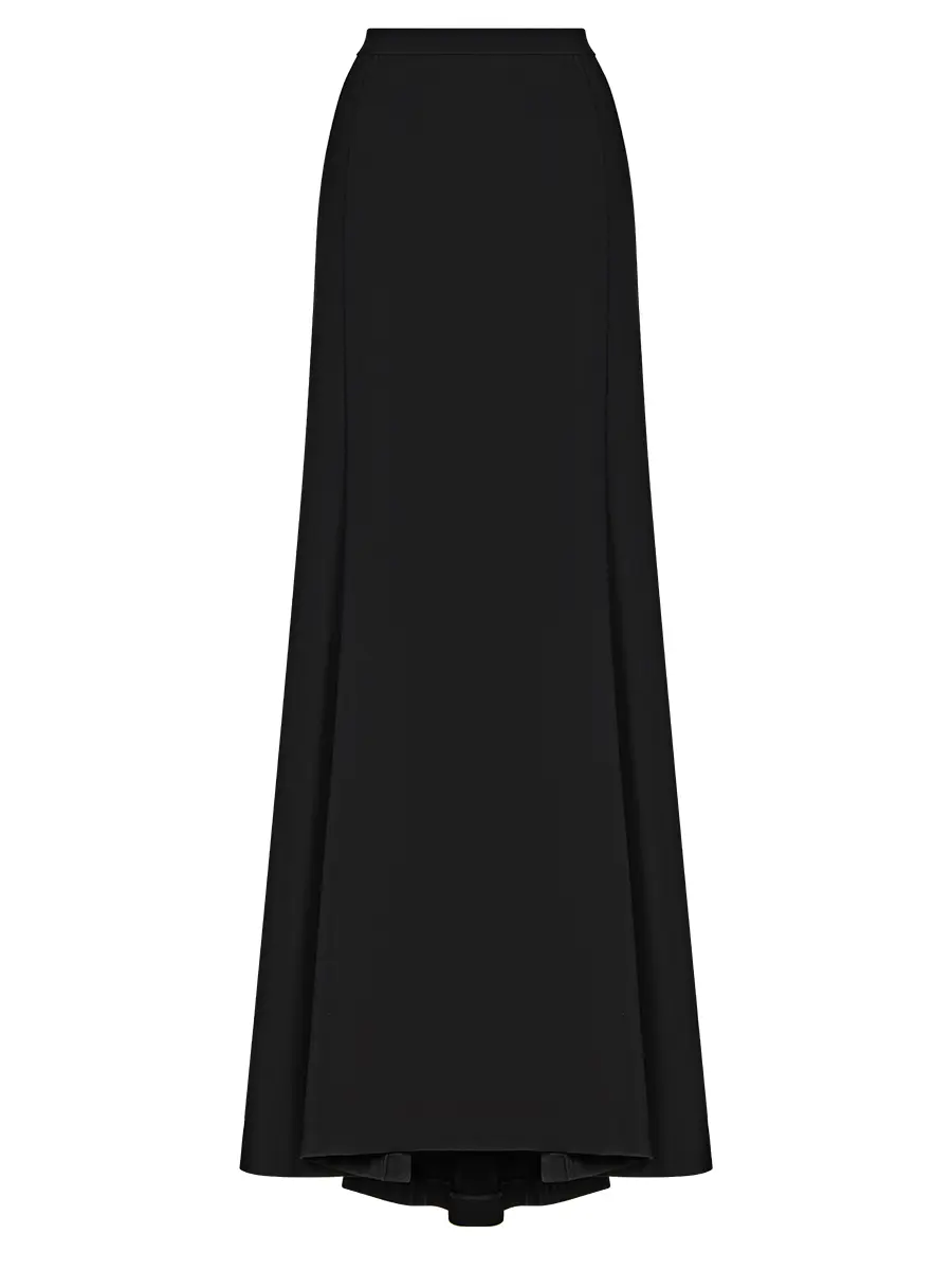 Юбка однотонная