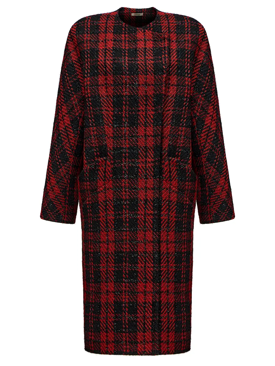 Пальто в клетку