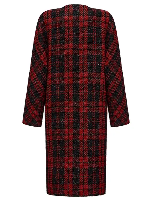 Пальто в клетку UMMAYA