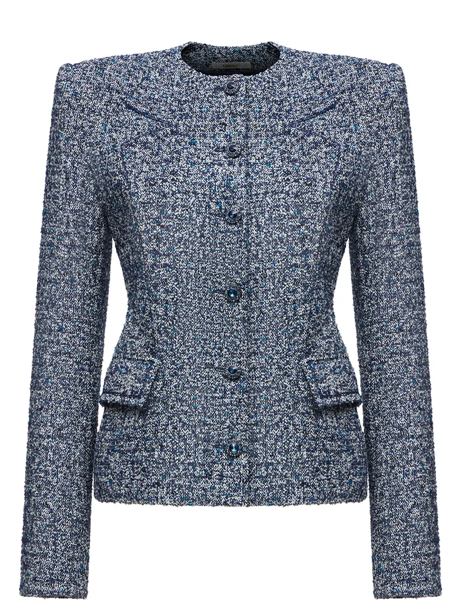 Жакет однотонный