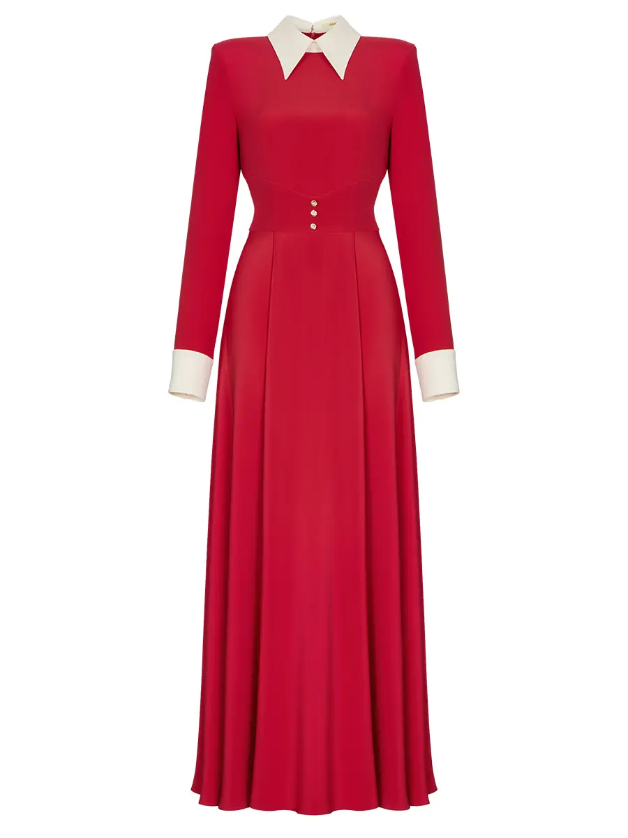 Платье шелковое