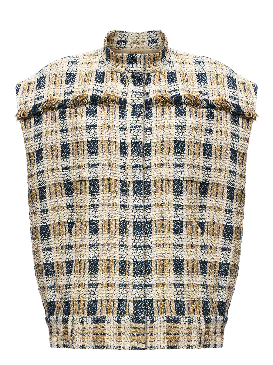 Жилет в клетку