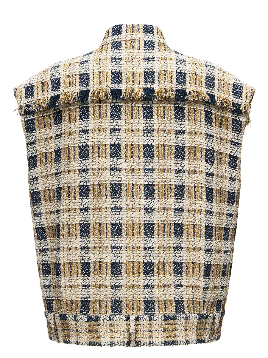 Жилет в клетку