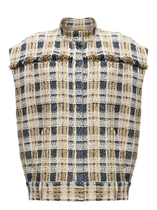 Жилет в клетку UMMAYA