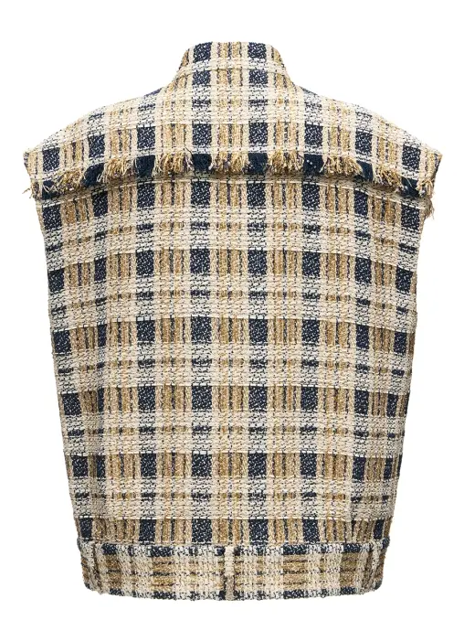 Жилет в клетку UMMAYA