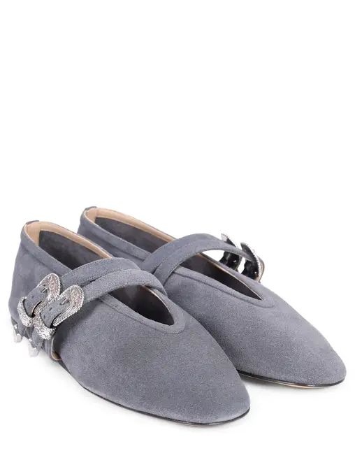 Балетки замшевые LE MONDE BÉRYL