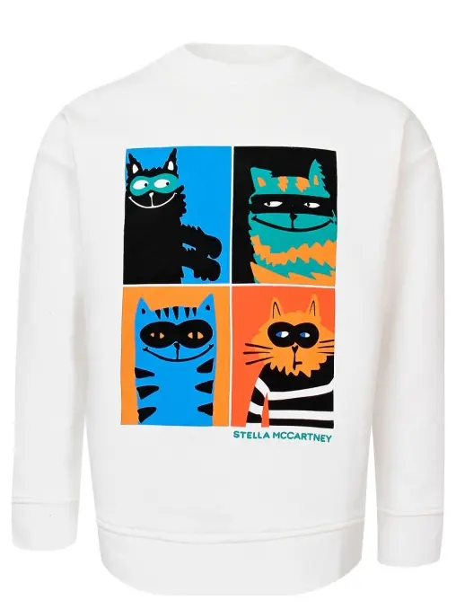 Свитшот хлопковый STELLA MCCARTNEY