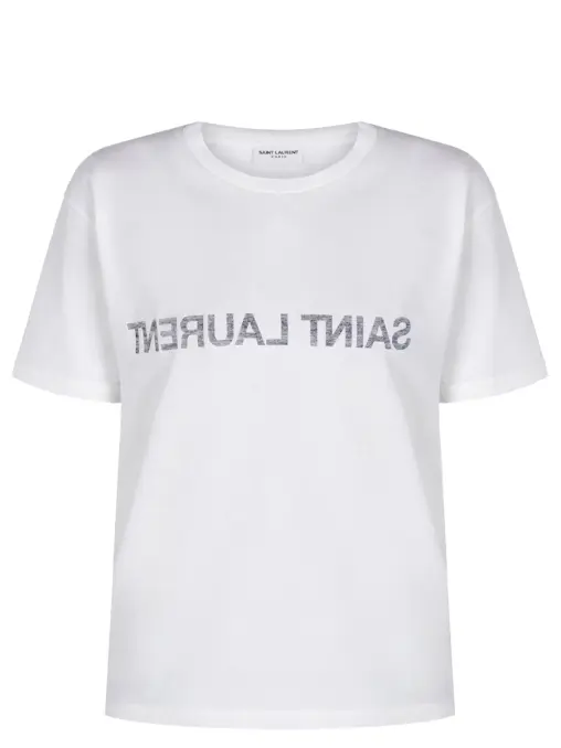 Футболка хлопковая SAINT LAURENT