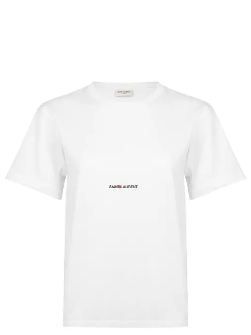 Футболка хлопковая SAINT LAURENT