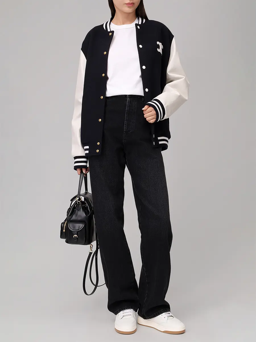 Бомбер шерстяной