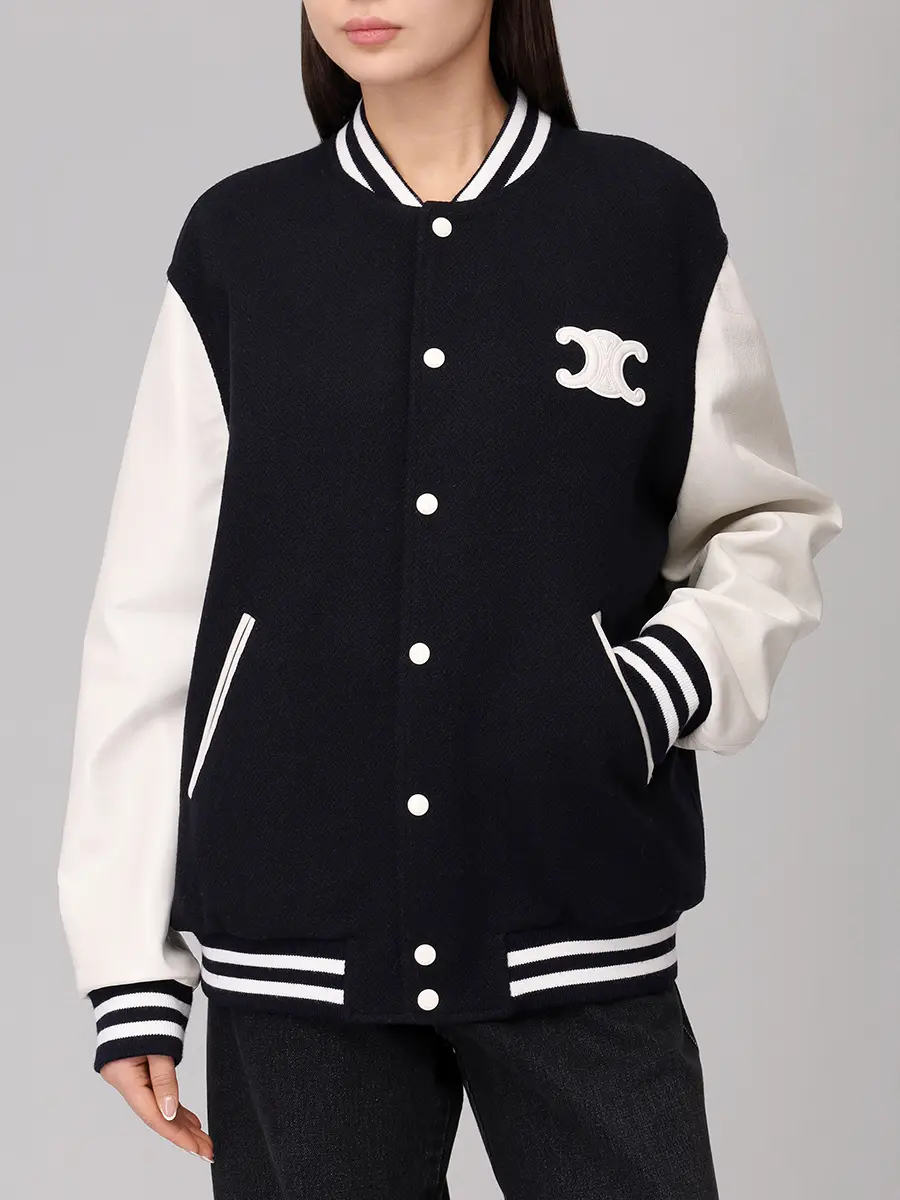 Бомбер шерстяной