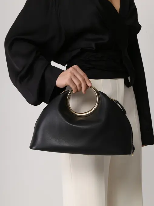 Сумка кожаная Le Petit Calino JACQUEMUS JACQUEMUS