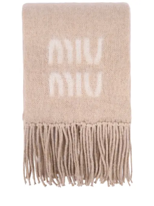 Шарф из мохера MIU MIU