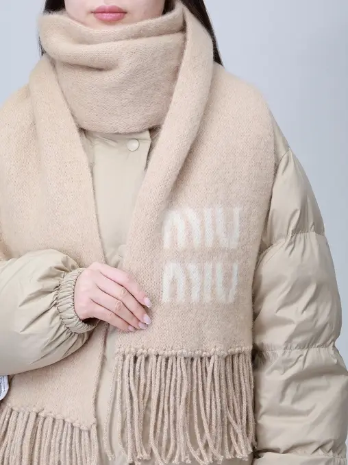 Шарф из мохера MIU MIU