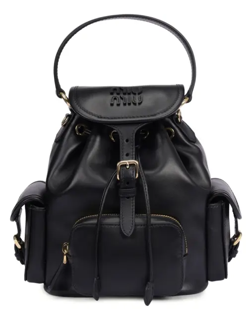 Рюкзак кожаный MIU MIU