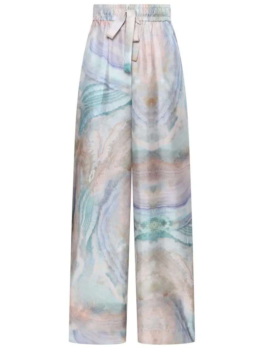 Брюки шелковые