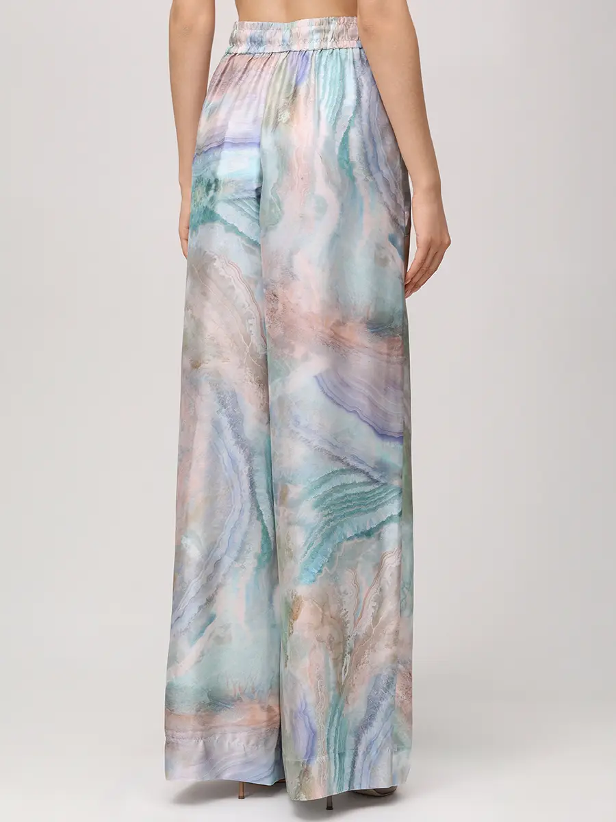 Брюки шелковые