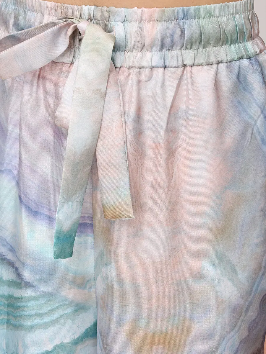 Брюки шелковые